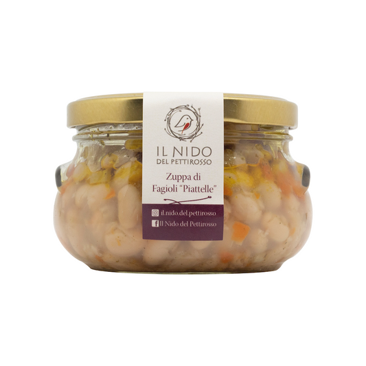 Zuppa di fagioli molisani "piattelle"