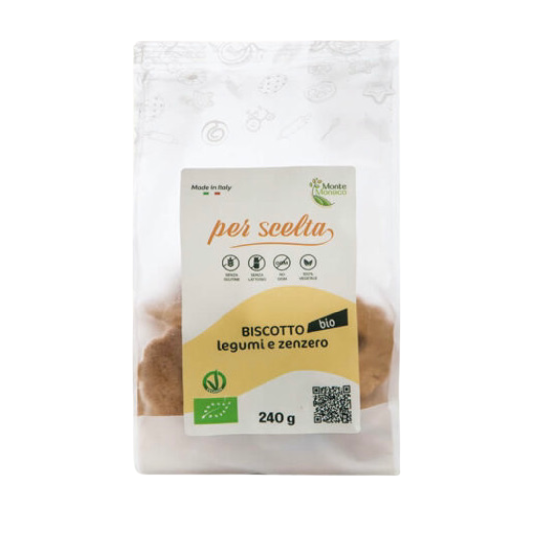 Biscotti Bio Legumi e Zenzero