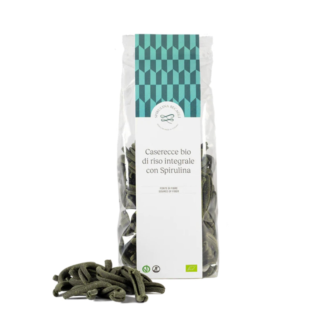 Pasta Bio di riso integrale con spirulina