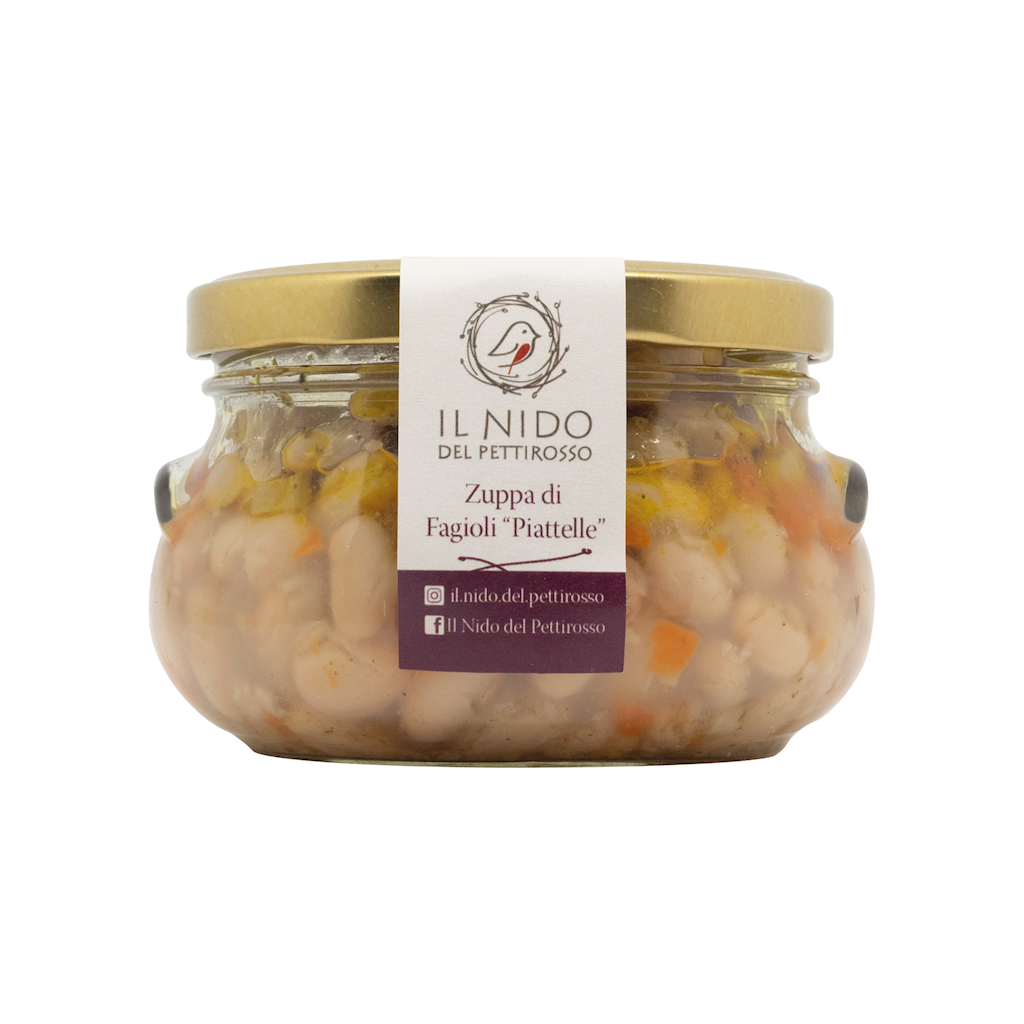 Zuppa di fagioli molisani "piattelle"